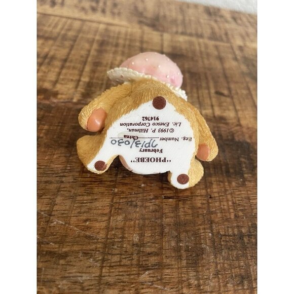 Cherished Teddies Phoebe 1993 - 914762 "Be Mine" February Enesco Figurine - Picture 6 of 8
